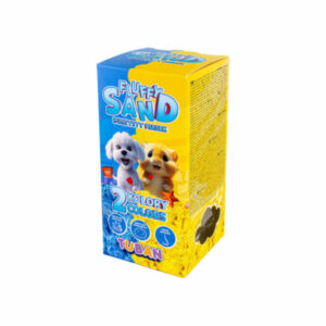 ZESTAWFLUFFY SAND - PUSZYSTY PIASEK NIEBIESKI & ŻÓŁTY 2 X 70 g