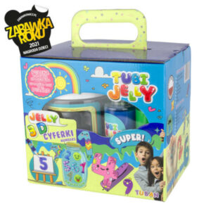 Zestaw Tubi Jelly 6 kolorów + małe akwarium - Cyferki