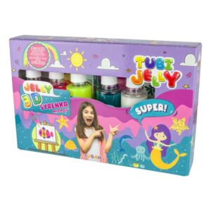 Zestaw Tubi Jelly 6 kolorów - syrenka