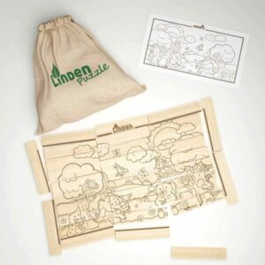 Puzzle drewniane Linden