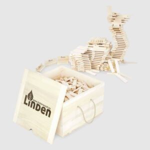 Klocki drewniane Linden 500 szt. w skrzyni