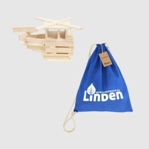 Klocki drewniane Linden 100 szt. eko worku