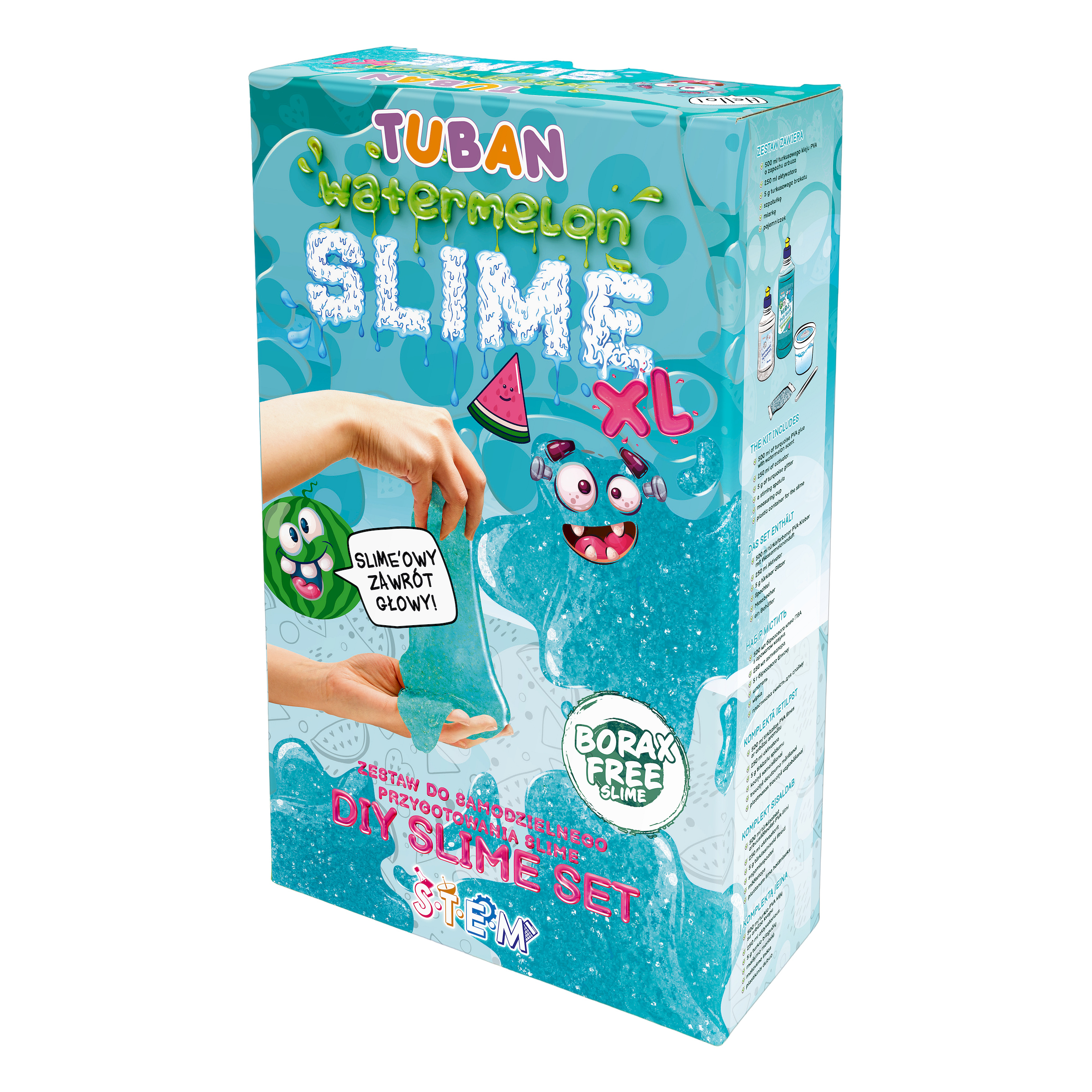 ZESTAW – DIY TUBAN SLIME – ARBUZ XL
